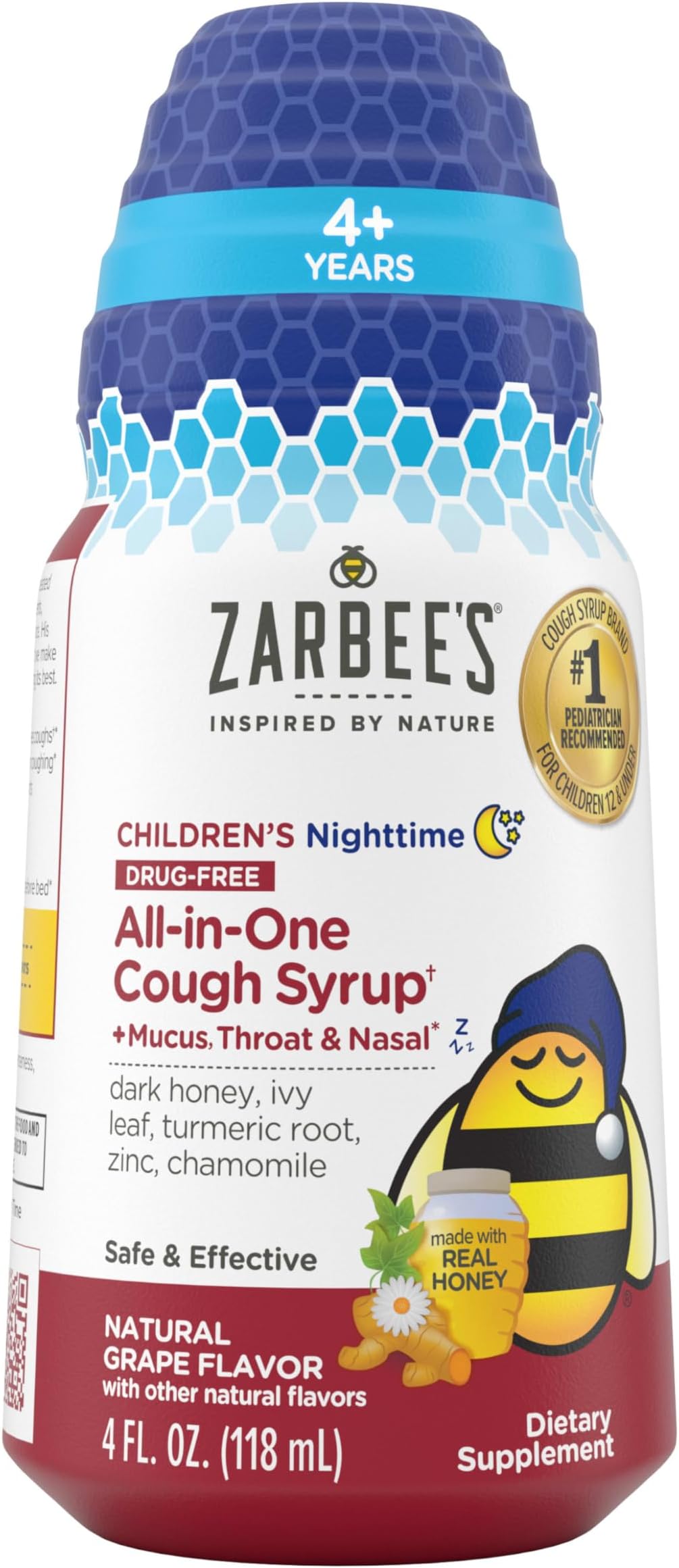 Zarbee's Kid's All-in-One Night- 4oz