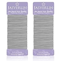 Vista 11 de Ligas finas para el cabello, pequeñas bandas elásticas de goma para textura fina y media, soportes para cola de caballo de larga duración