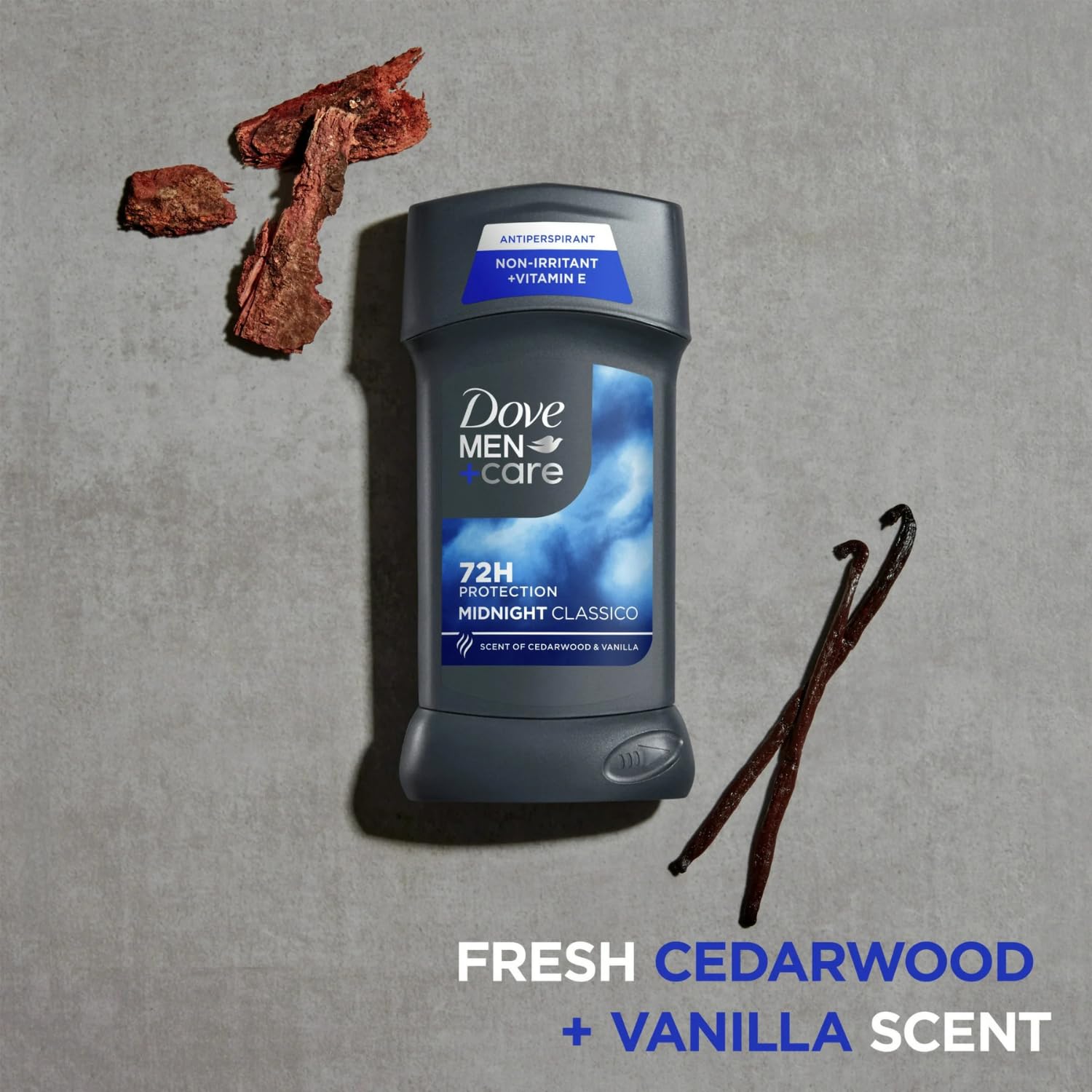 Dove Men+Care Antiperspirant Deodorant Midnight Classico, 2.7 oz, Pack of 4