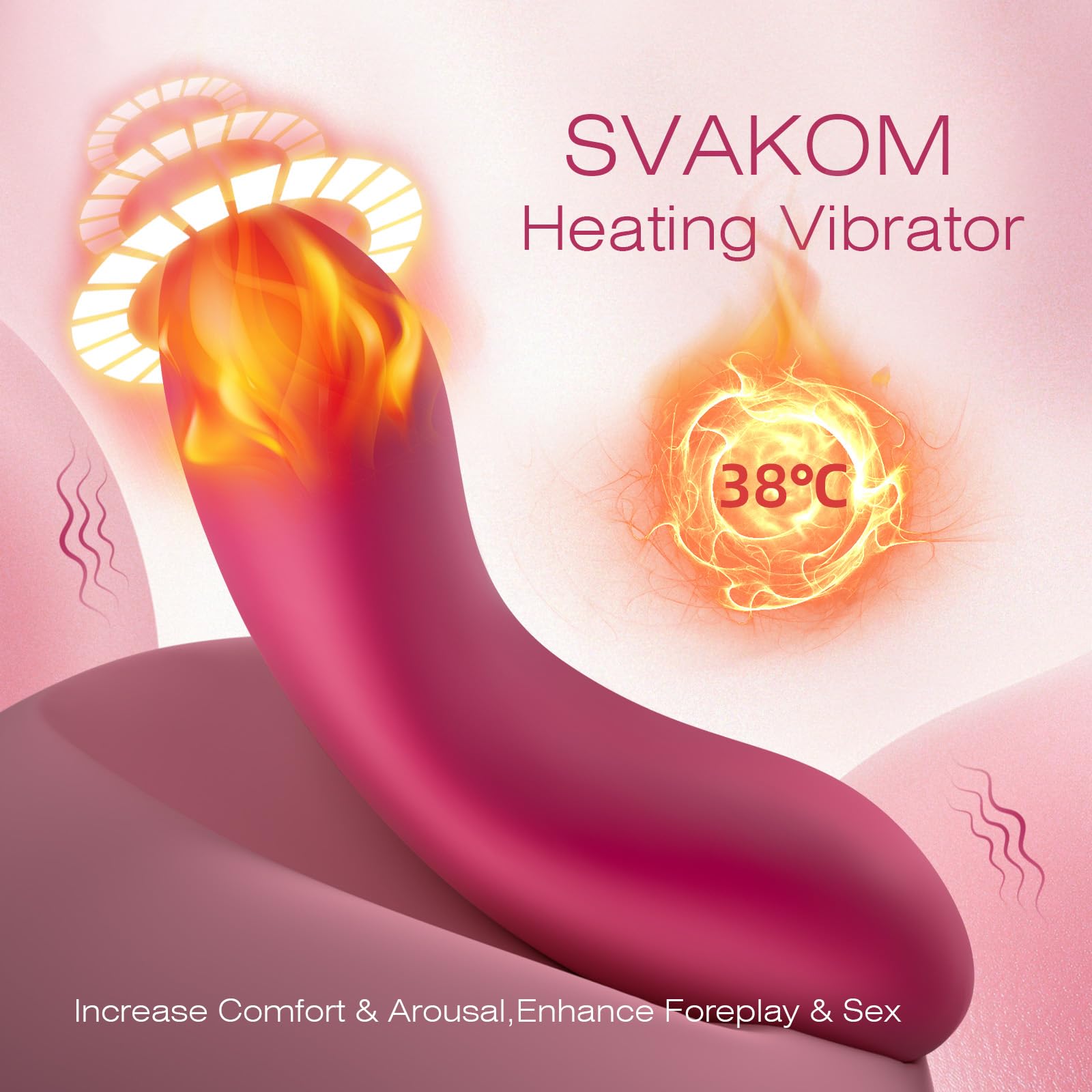 SVAKOM COCO Vibrator Dildo Sex Toys Finger Shaped - 8 Seconds to Climax Waterproof Vibes for Women - 5*5 Vibrations G Spot Clit Nipple Anal Personal Massagers Adult Toys: Clitoral, G-spot, finger vibrator sex toy with APP and Heating Sex Toy Echo Pro