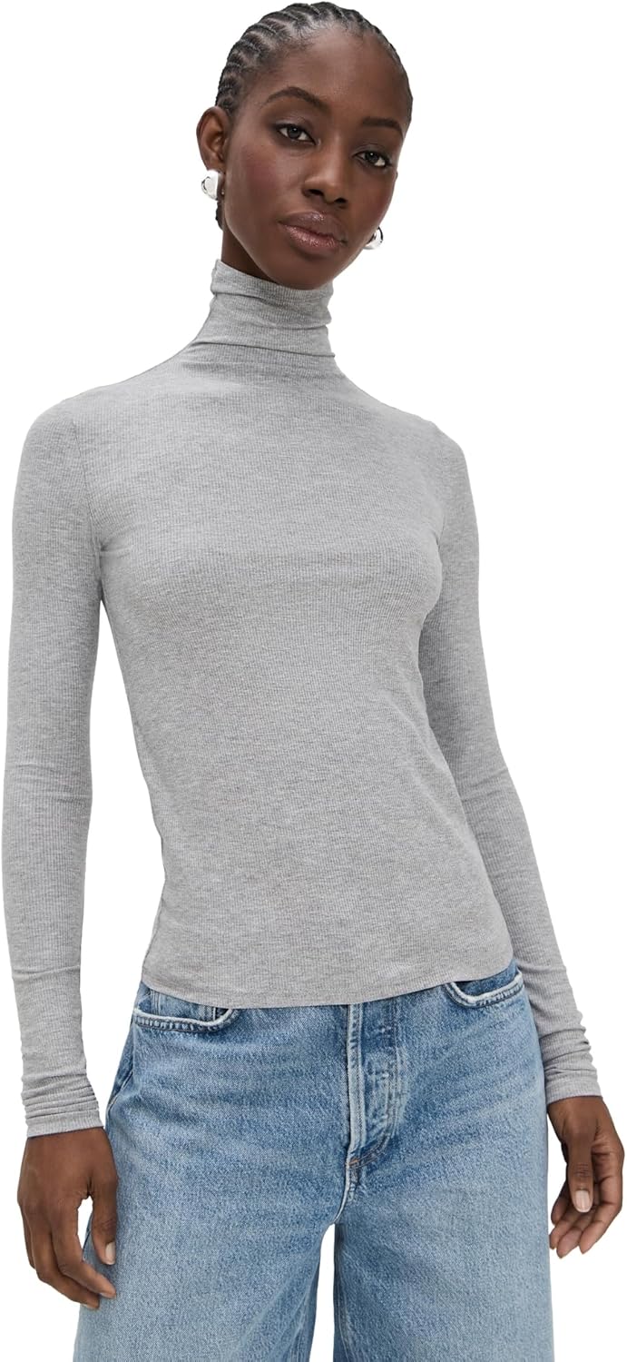 Joe's Jeans Womens The Tony Turtleneck Long Sleeve Top