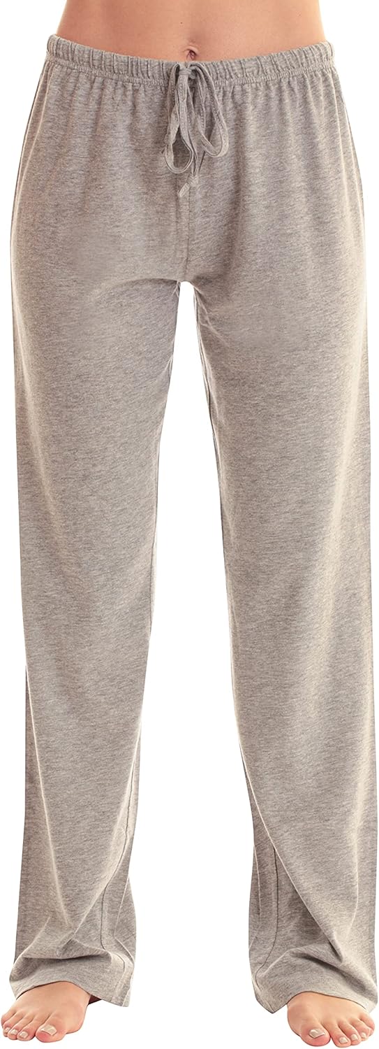 Just Love 100% Cotton Jersey Women Plaid Pajama Pants Sleepwear