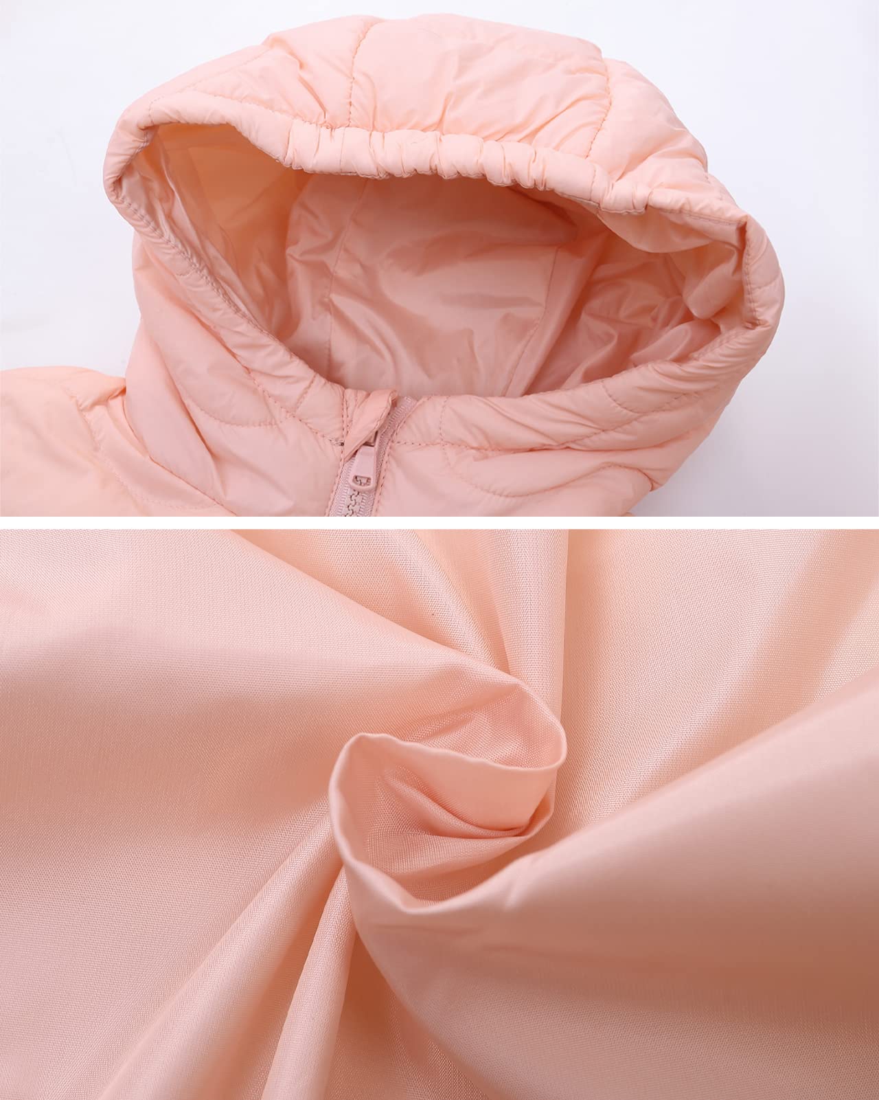 Bambini Invernale Cappotto con Cappuccio Leggero Giacche di Piumino Capispalla Caldo Inverno per Ragazzi e Ragazze