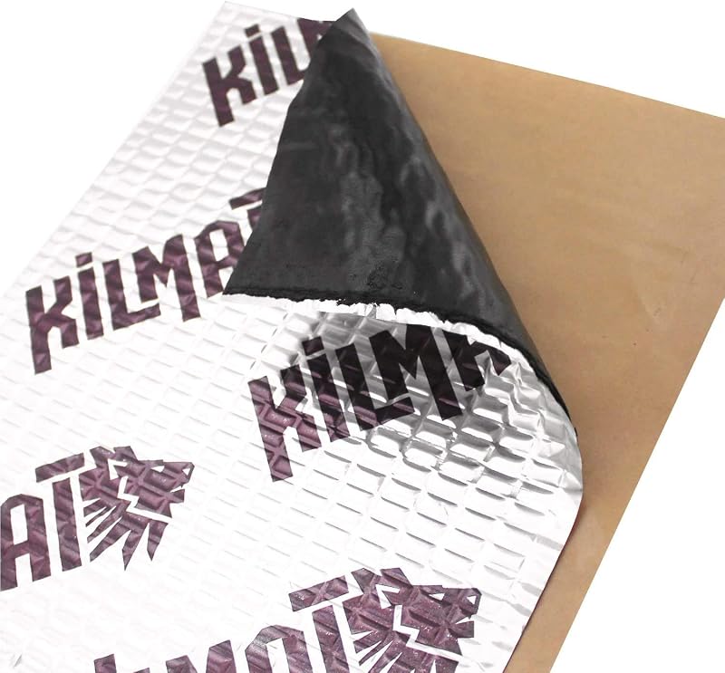 Manta acústica automotiva KILMAT 50 mil de butil com foil – 50 pés² (4,7 m²)