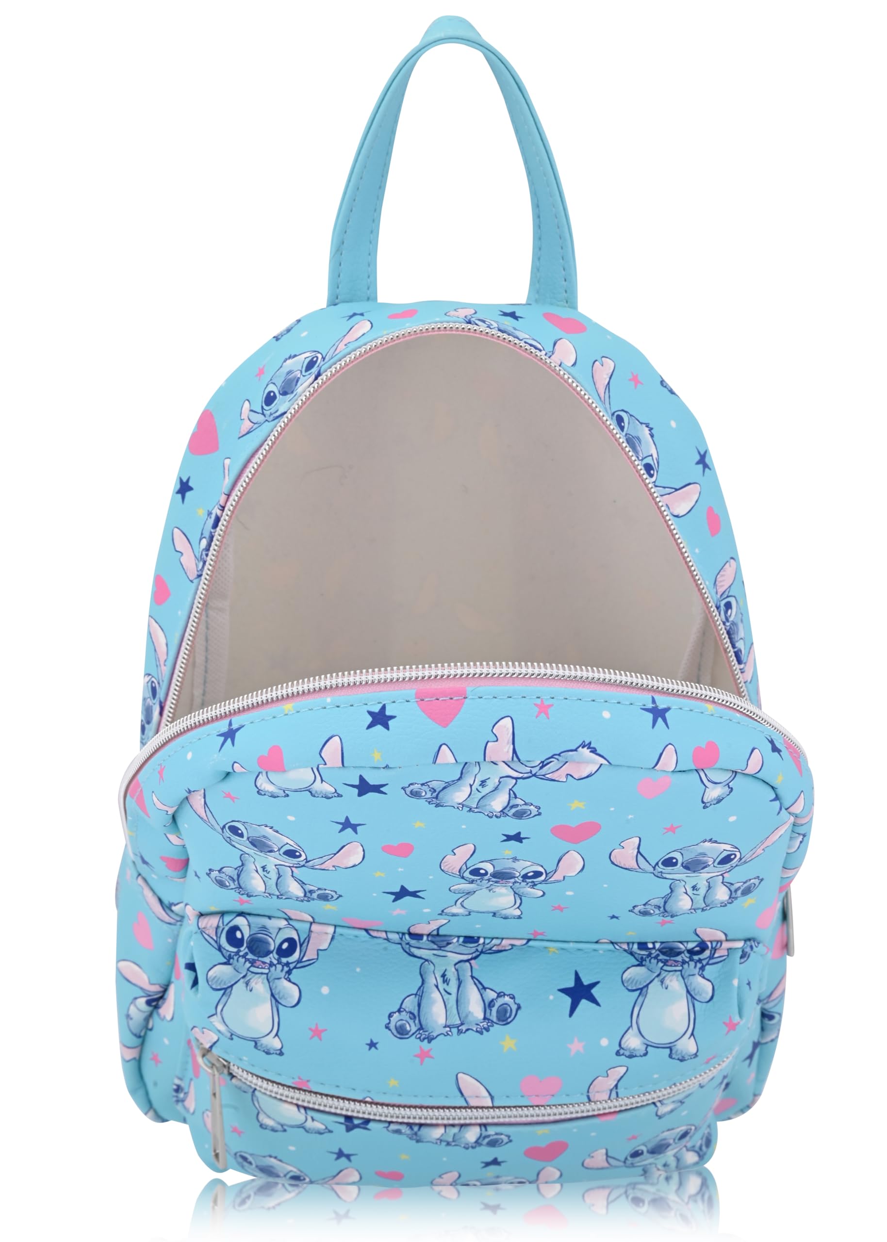 'Disney Lilo and Stitch Backpack for Women, Men, Unisex | Cute PU Leather 10'' Mini Backpack Purse | Stitch Bag & Accessories'