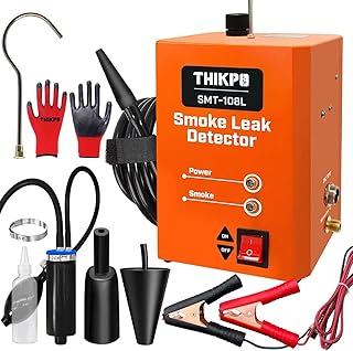 THIKPO Automotive Smoke Machine with Built-in Air Pump, Smoke Leak Detector for EVAP Vacuum,