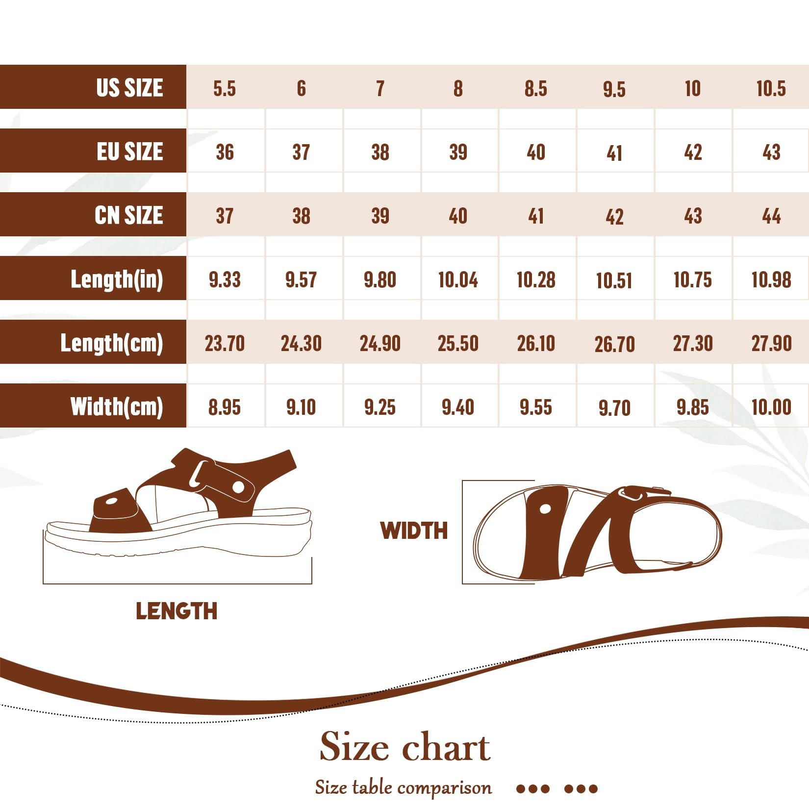 Littleplum Damen Pantoletten Modische Sandalen Frauen Kork-Fußbett mit Arch Support Sommer Latschen Schlappen Hausschuhe Größe 37-42