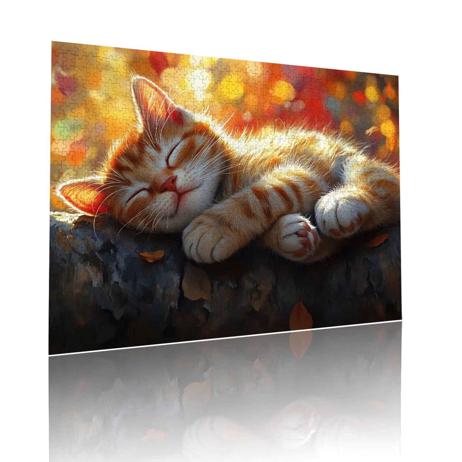 Puzzle Erwachsene 2000 Teile Katze Tier Educa Jigsaw für Kinder ab 8 Jahren Mädchen Jungen, Erwachsene Impossible Klassische Puzzles Schwer, Anspruchsvoll Spielspaß, Als Familienspiel 70x99cm t-652