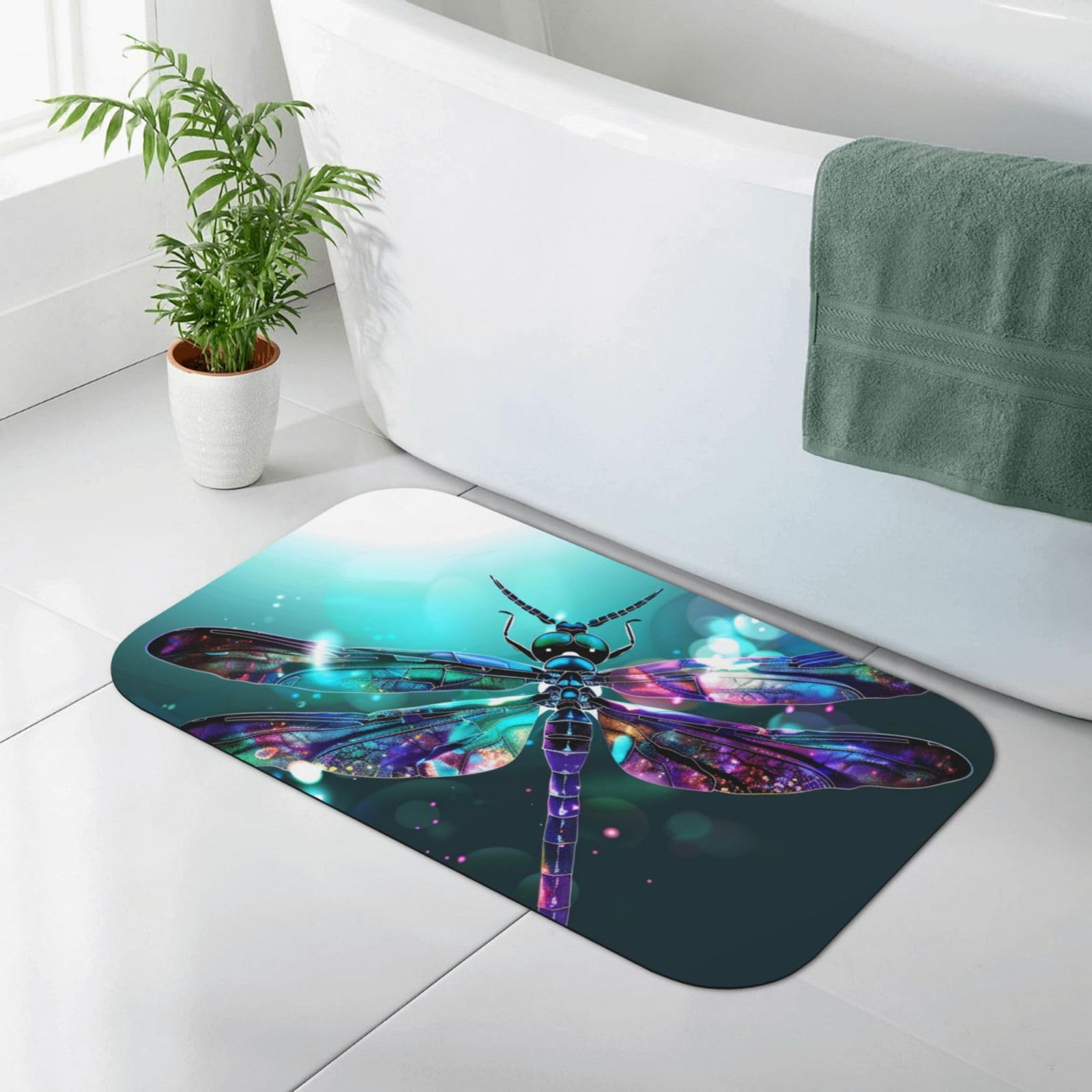 Tapis de bain antidérapant haute absorption pour sols secs