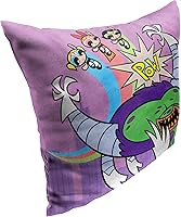 Vista 2 de Northwest Almohada para niñas superpoderosas, 18 x 18 pulgadas, Ka-Pow