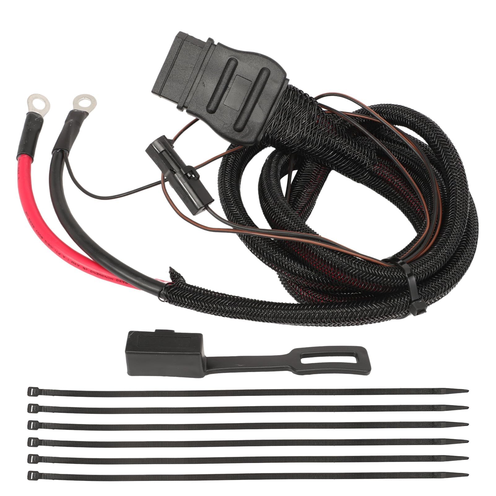 Snapklik.com : 21294 61169 2-Pin Battery Cable Harness Plow Truck Side