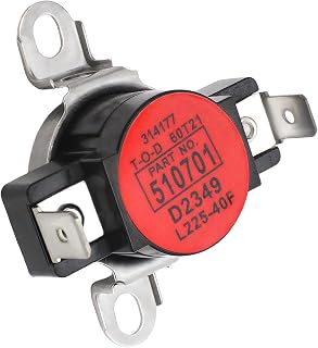 D510701 Dryer High Limit Thermostat, suitable for Speed Queen, Alliance, Amana, and Other Brands, Replaces AP6285126, 510701, 61210, 62461, 62641, PS17001072, 504537-OEM Replacement Part, L225-40F