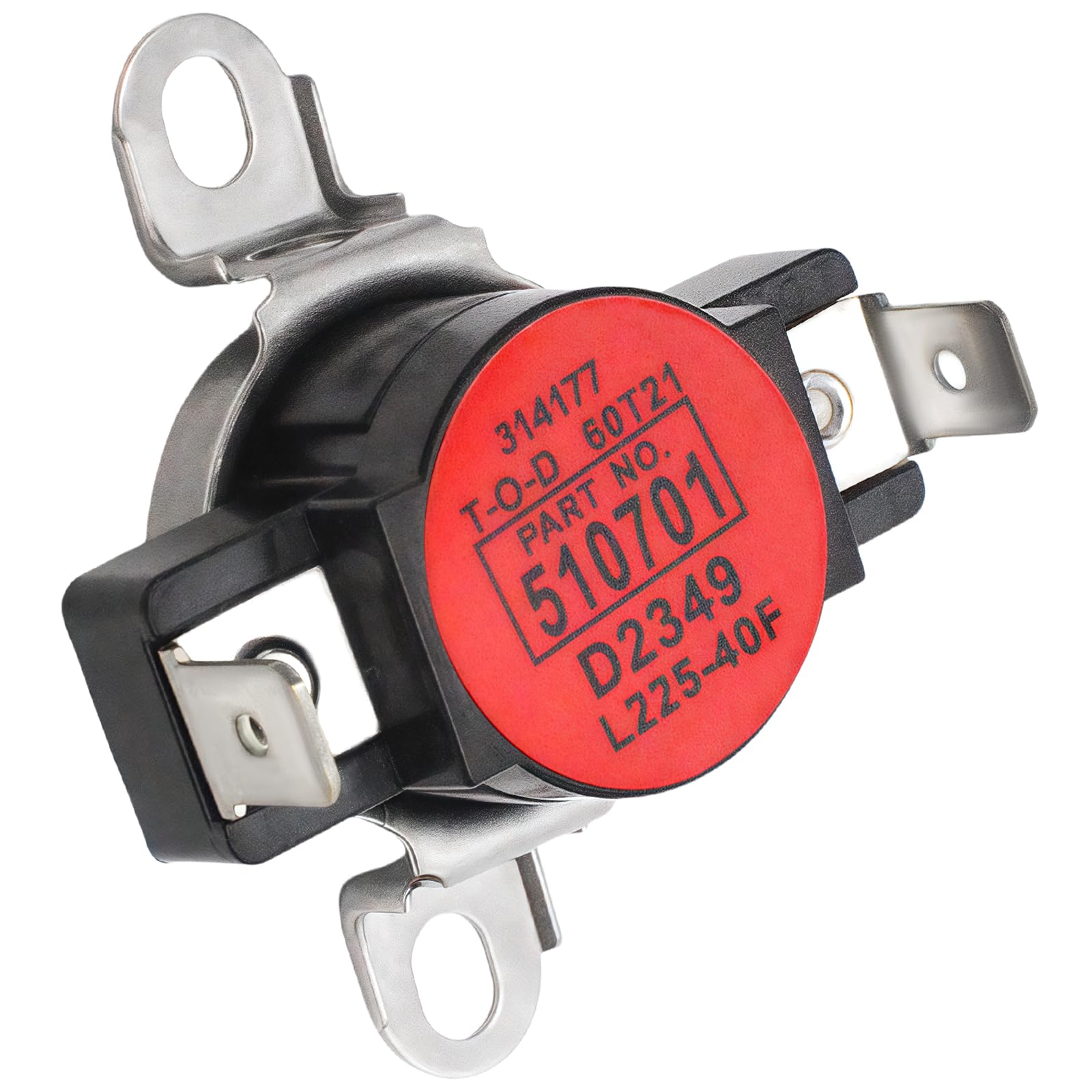 D510701 High Limit Thermostat Compatible with Speed Queen Dryer Replaces AP6285126 510701 61210 62461 62641