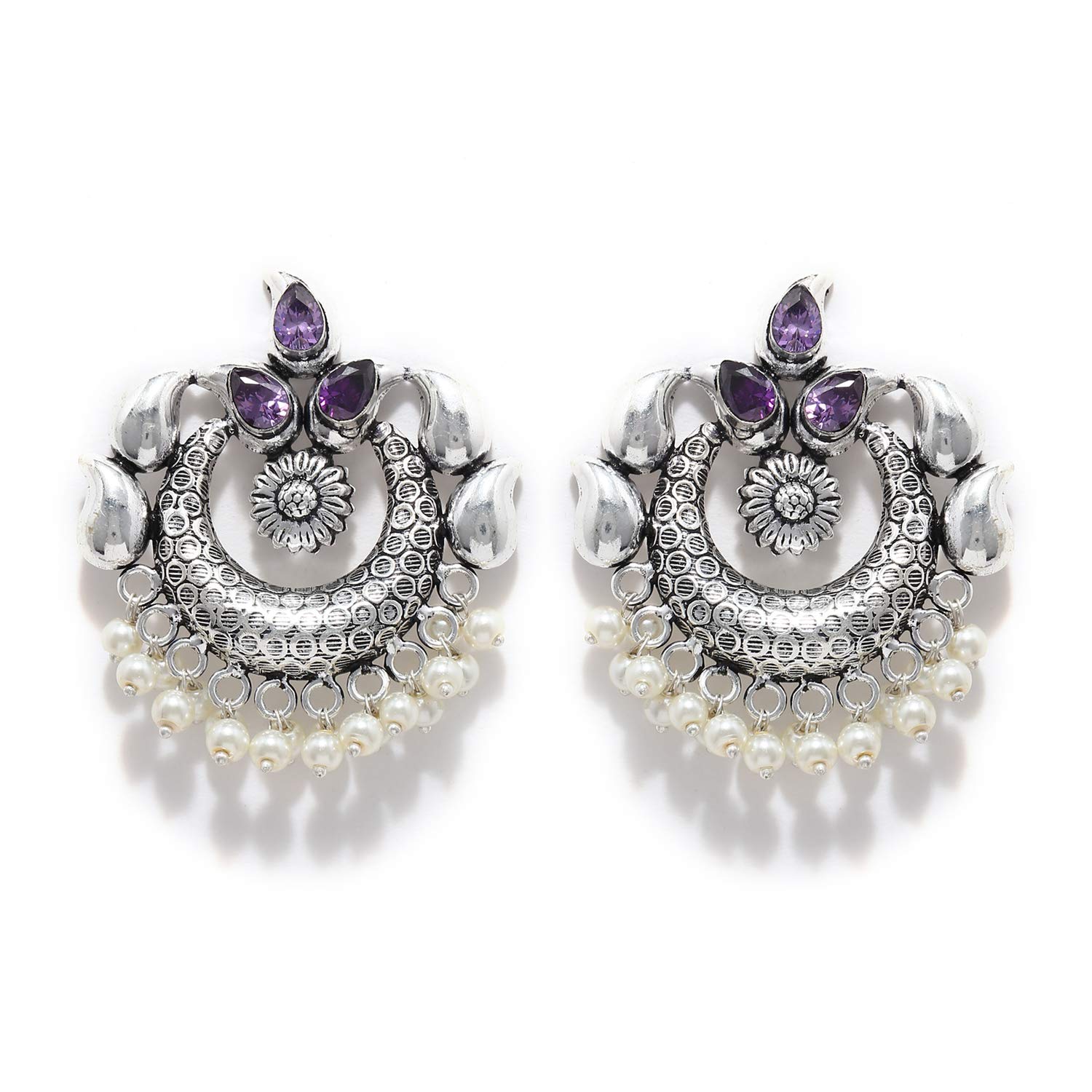 FABSTREET Rustic Charm Jhumki Earrings for Women (Golden) (JE180829)