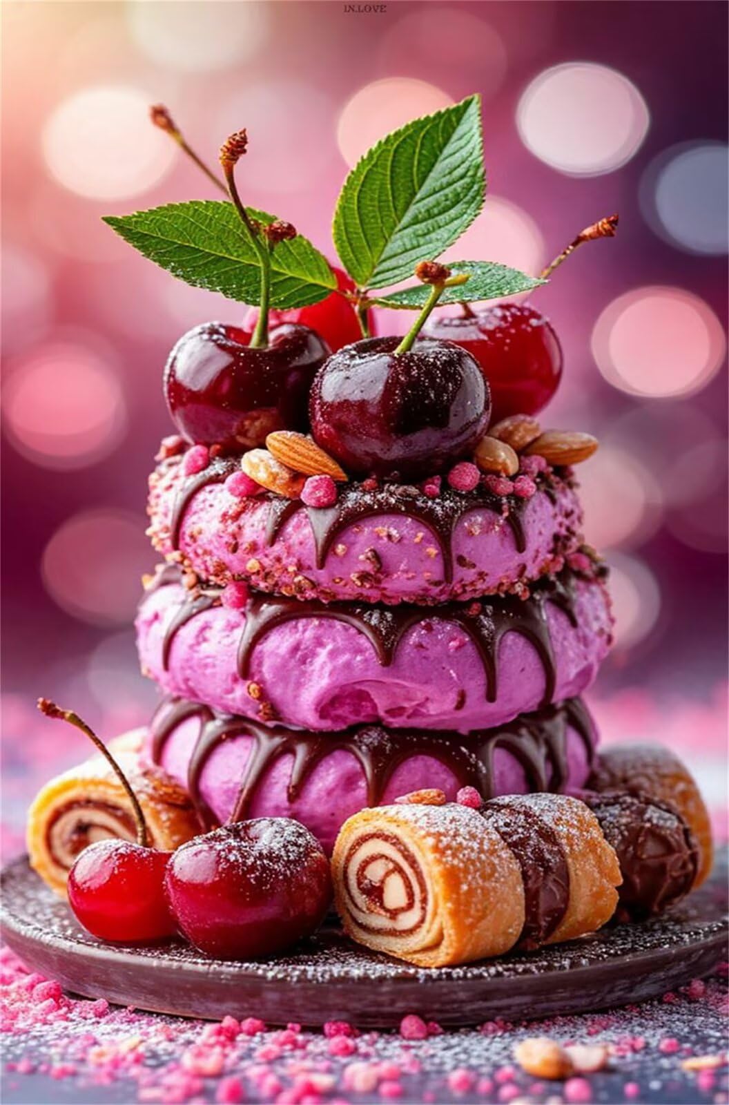 Puzzle 1500 Pezzi per Adulti 87x57 cm, Torta Alla Frutta, Rompicapo Artistico per Famiglia e Relax, Quadro Decorativo da Parete, Idea Regalo Originale