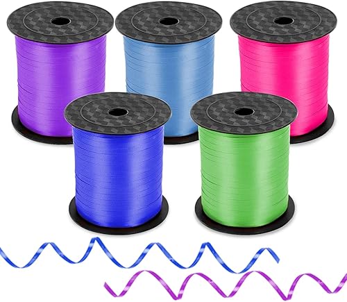 Cinta rizadora, cinta rizadora de 1250 yardas, cinta de globo metálico, cinta rizadora brillante para bodas, fiestas de cumpleaños, baby shower,