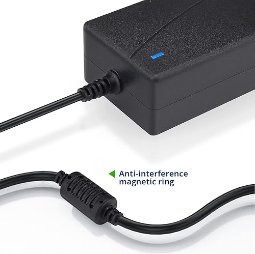 Miniatura 3 de TOBWOLF Adaptador de fuente de alimentación CC de 12 V 5 A 5060 Hz enchufe de EE UU cable de alimentación de 62 pies CA de 100-240 V a CC 12 V 5 A