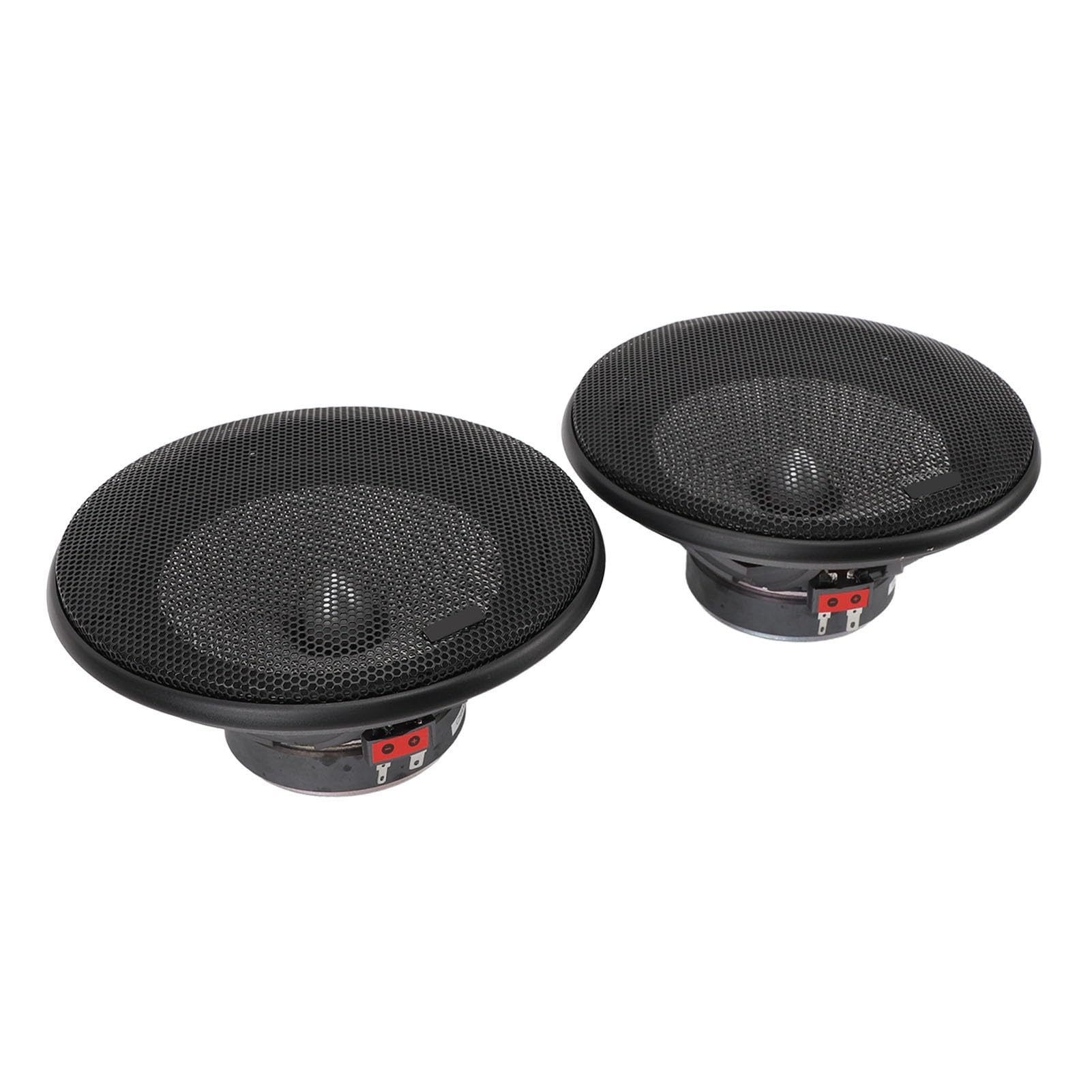 Ausla Set Altoparlanti per Auto da 6,5 ​​pollici, di Altoparlanti con Componenti a Cono in Fibra di Vetro 60 W 4 Ohm con Tweeter Crossover, 91 DB da 60 Hz a 20 KHz per Audio di Luoghi Pubblici di Case