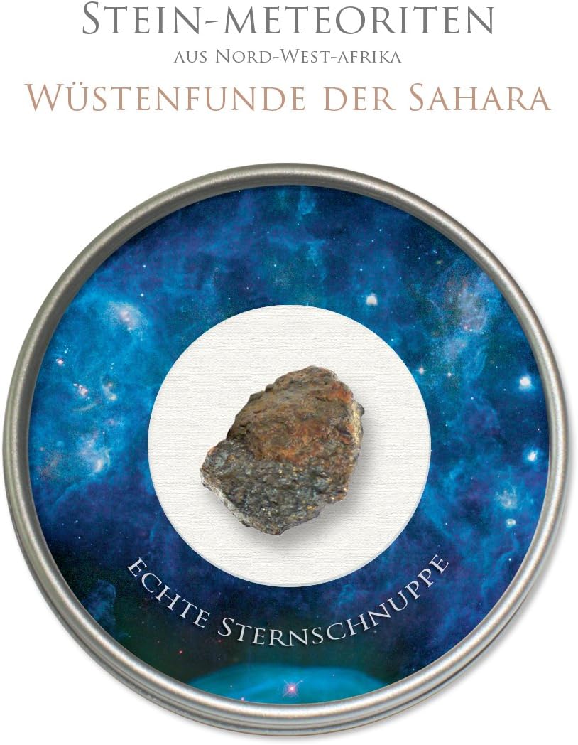 Mondland Shooting star- A real shooting star from with certificate of authenticity and blue jewelry box