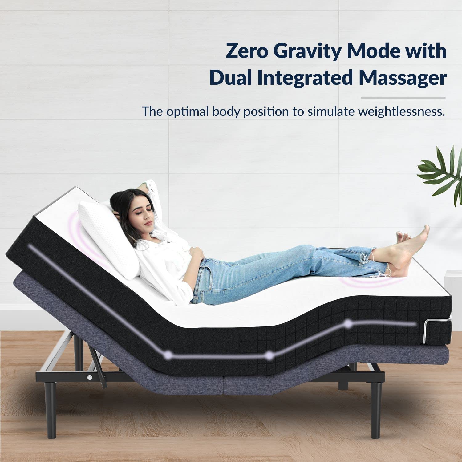 Buy The Sleep Company Elev8 Smart Adjustable Recliner Bed Premium