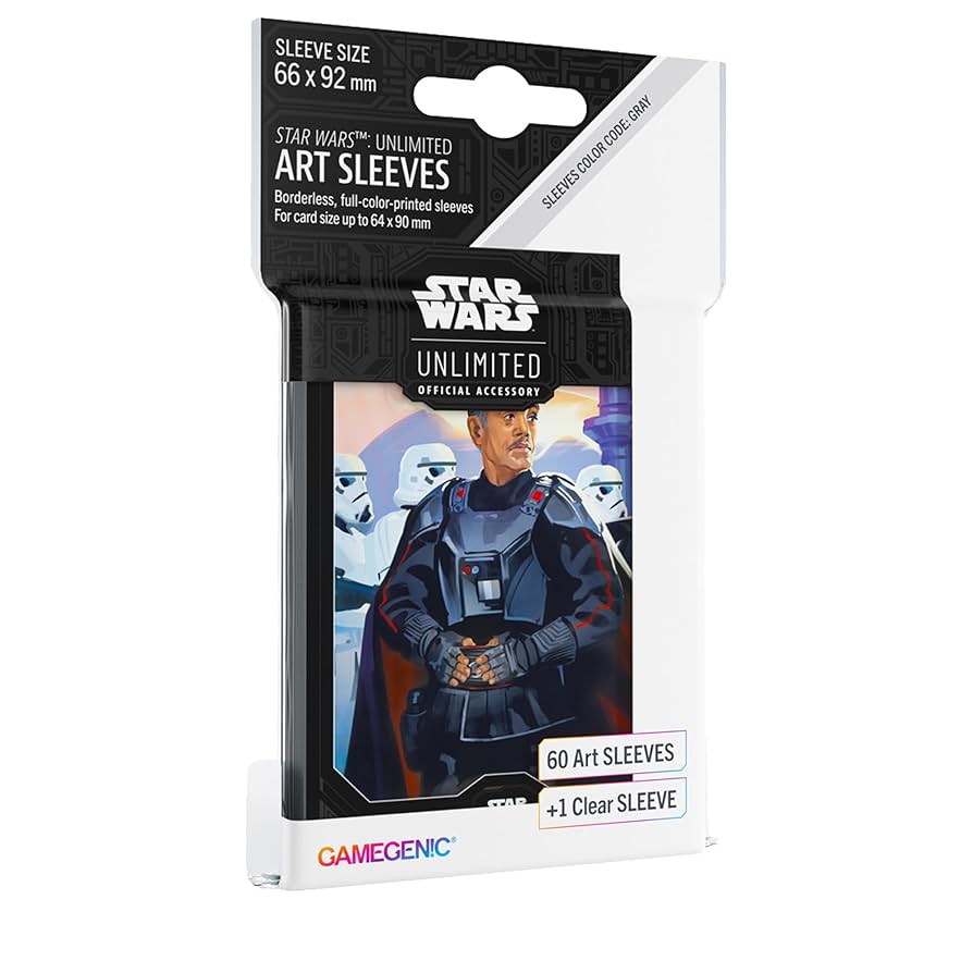 Amazon.com: Star Wars Unlimited Moff Gideon Art Sleeves
