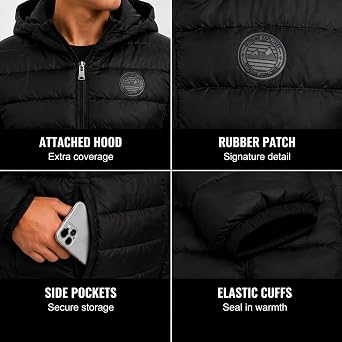 iXtreme Boys Puffer Jacket - Quilted Zip-Up Packable Puffer Winter Coat