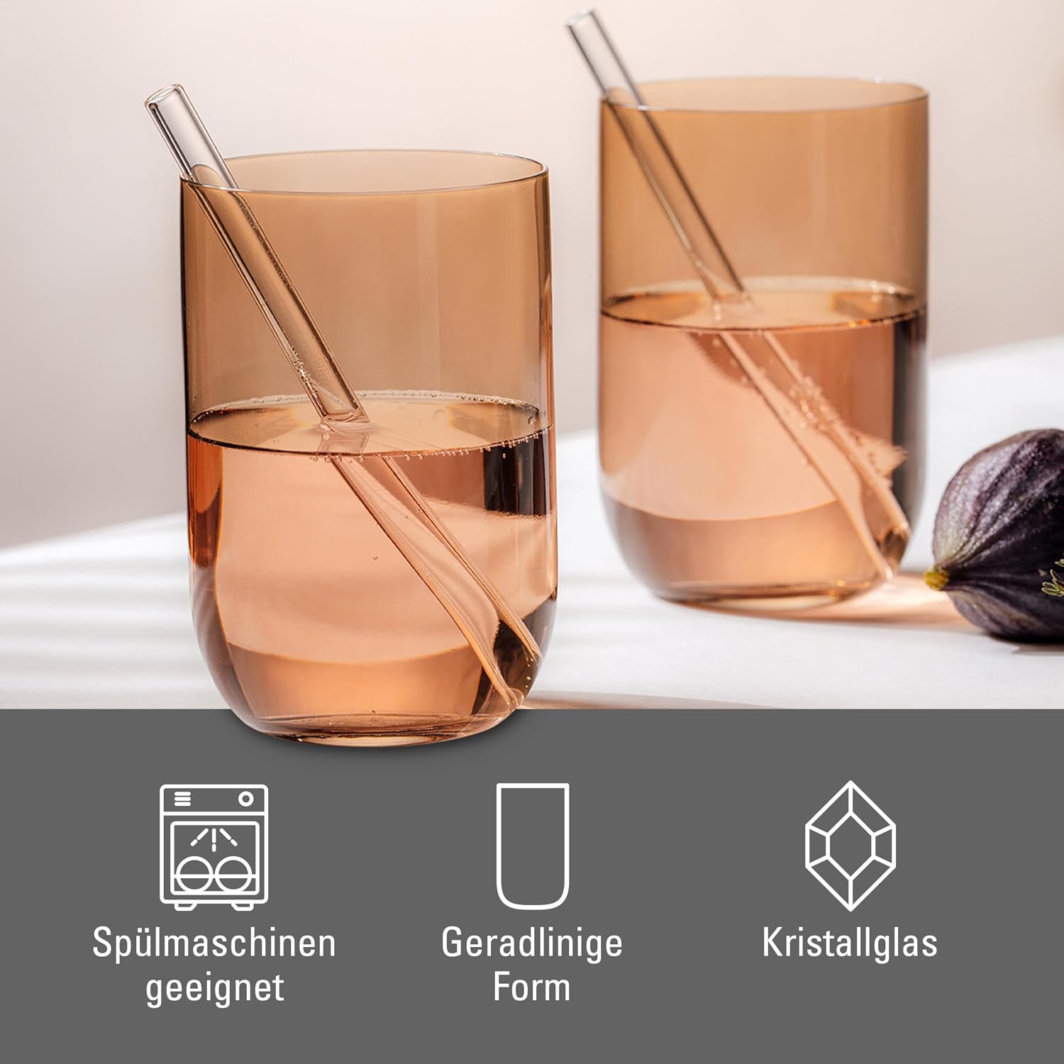Villeroy & Boch Like Clay Highball/Tumbler Pair