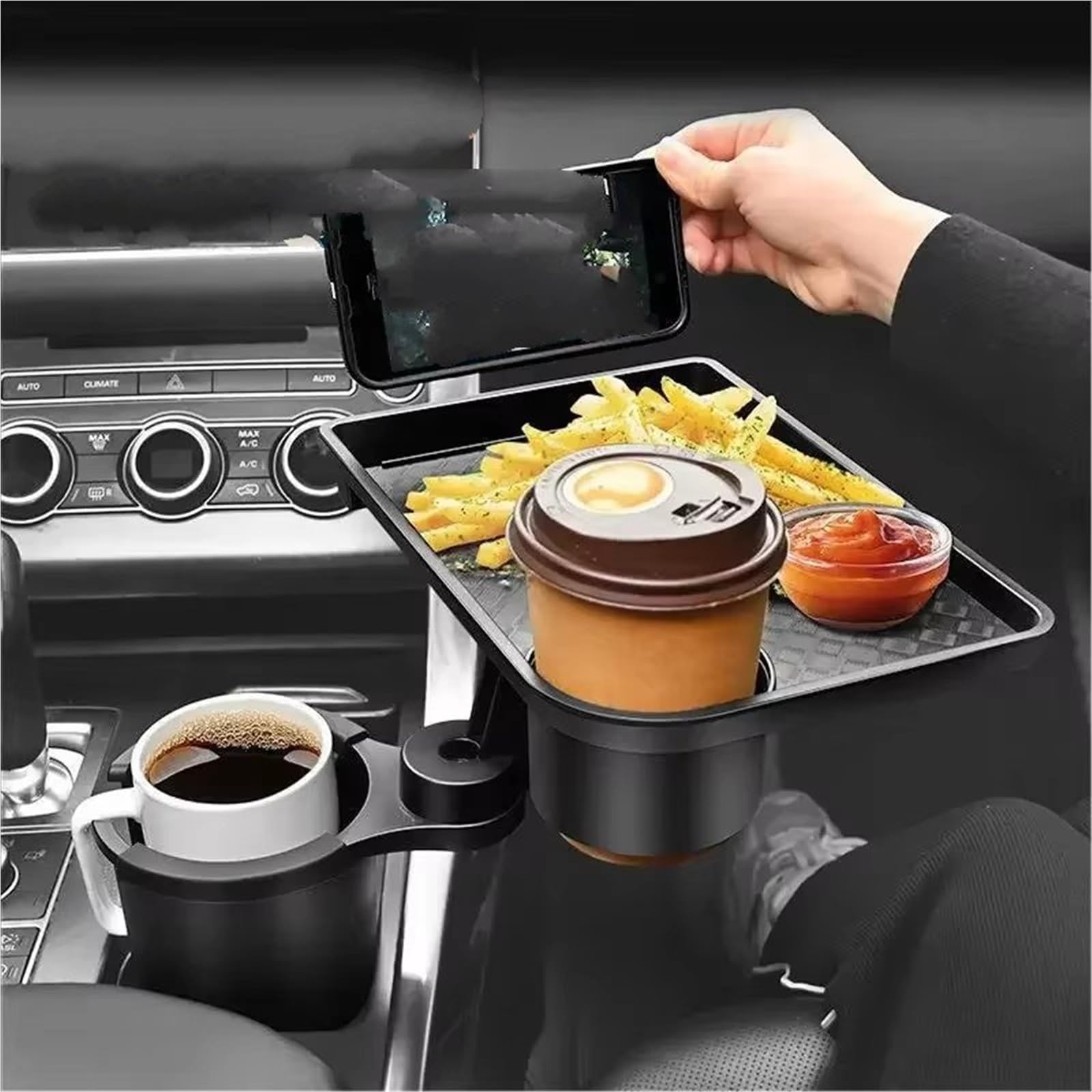 Getränkehalter Auto Multifunktionale Auto Cup Holder Extension Bracket Small Tray Interior Organizer - Dining Storage Für Den Fahrzeuginnenraum