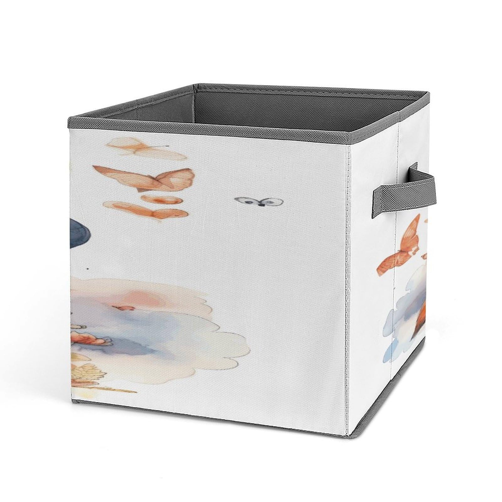 Fekiloot Style Fox And Hot Air Balloon Storage Bins Storage Baskets