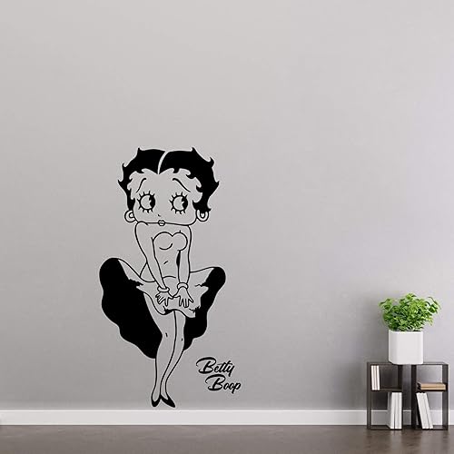 Vinilo decorativo para pared, diseño de personaje de Betty On Marilyn Famous Pose - 20 x 30 pulgadas, decoración de habitación de niños y niñas