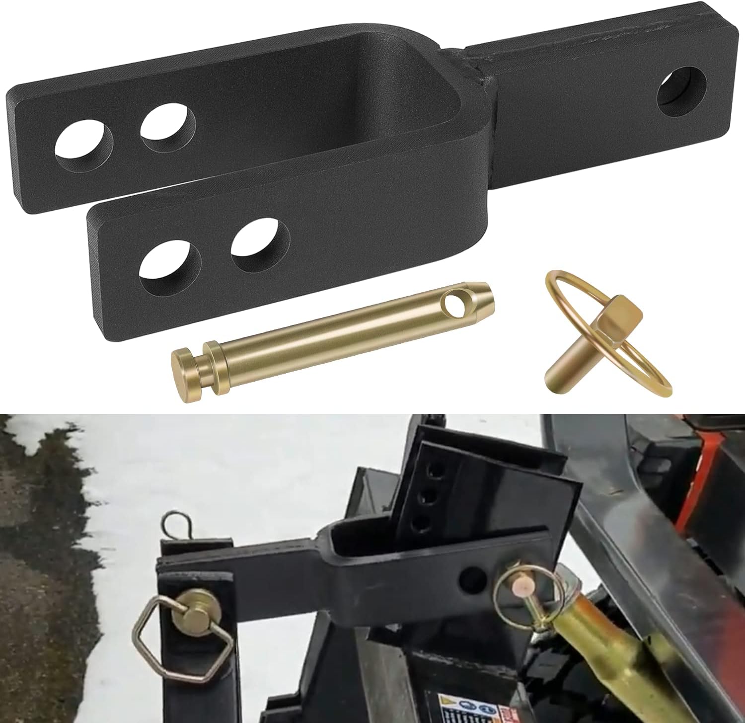 Versatile Quick Hitch Adapter Used to Adjust Top Link