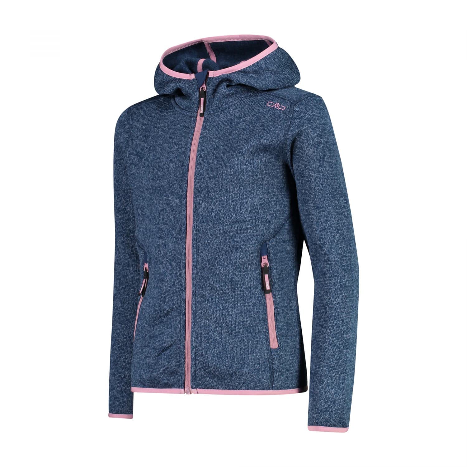 CMP Jungen Fleecejacke Knitted Fix Hood