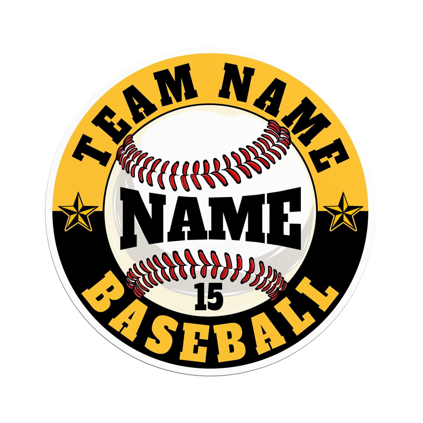Evening Clutch Custom Baseball Bat Knob Stickers - Personalized Vinyl ...