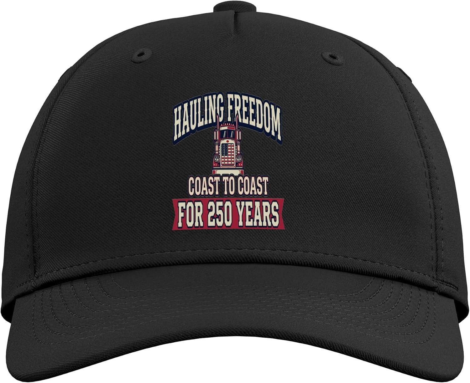 Hauling Freedom Coast to Coa Adjustable Baseball Hat image 2