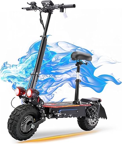 Vista 11 de Scooter eléctrico para adultos, 5600 W/1500 W/1200 W/800 W, scooter eléctrico rápido, 46/40/35 MPH velocidad máxima, batería de 27 Ah/20.8 Ah/15.6