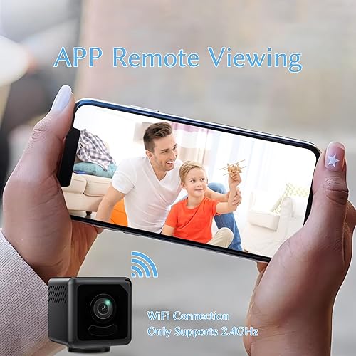 Miniatura 8 de Mini cámara de seguridad WiFi 4K HD - Cámara pequeña inalámbrica con visión nocturna, cámaras de niñera para cámaras interiores del hogar, detección