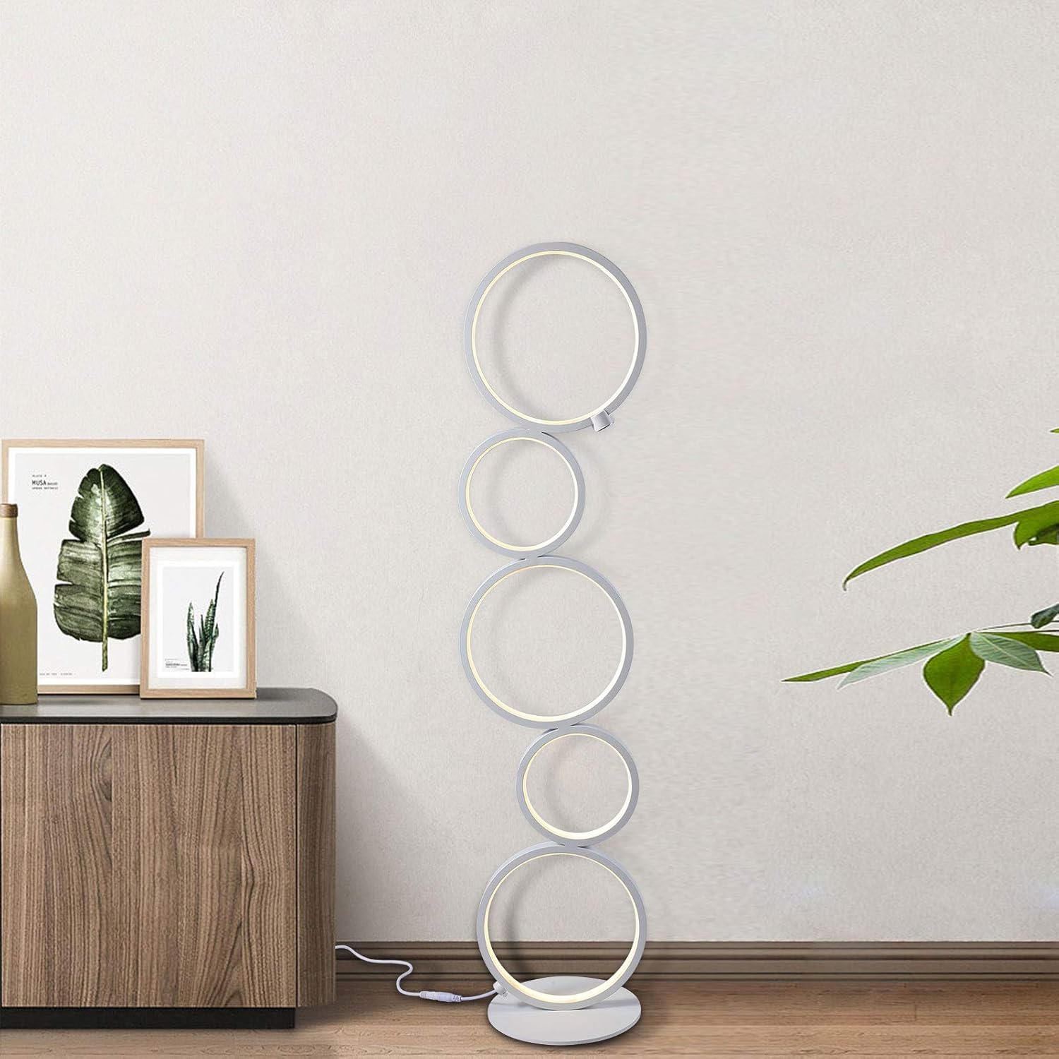 YIYIBYUS Modern Creative Floor Lamp with Switch Adjustment LED Lamp Living Room Bedroom Study Room Standing Lighting Home Decoration