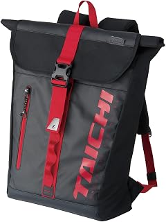 [TAICHI] RSタイチ(RS バイク リュック バッグ 防水 ツーリング ユニセックス大人 WP バックパック RSB278 BLACK/RED 容量:25L