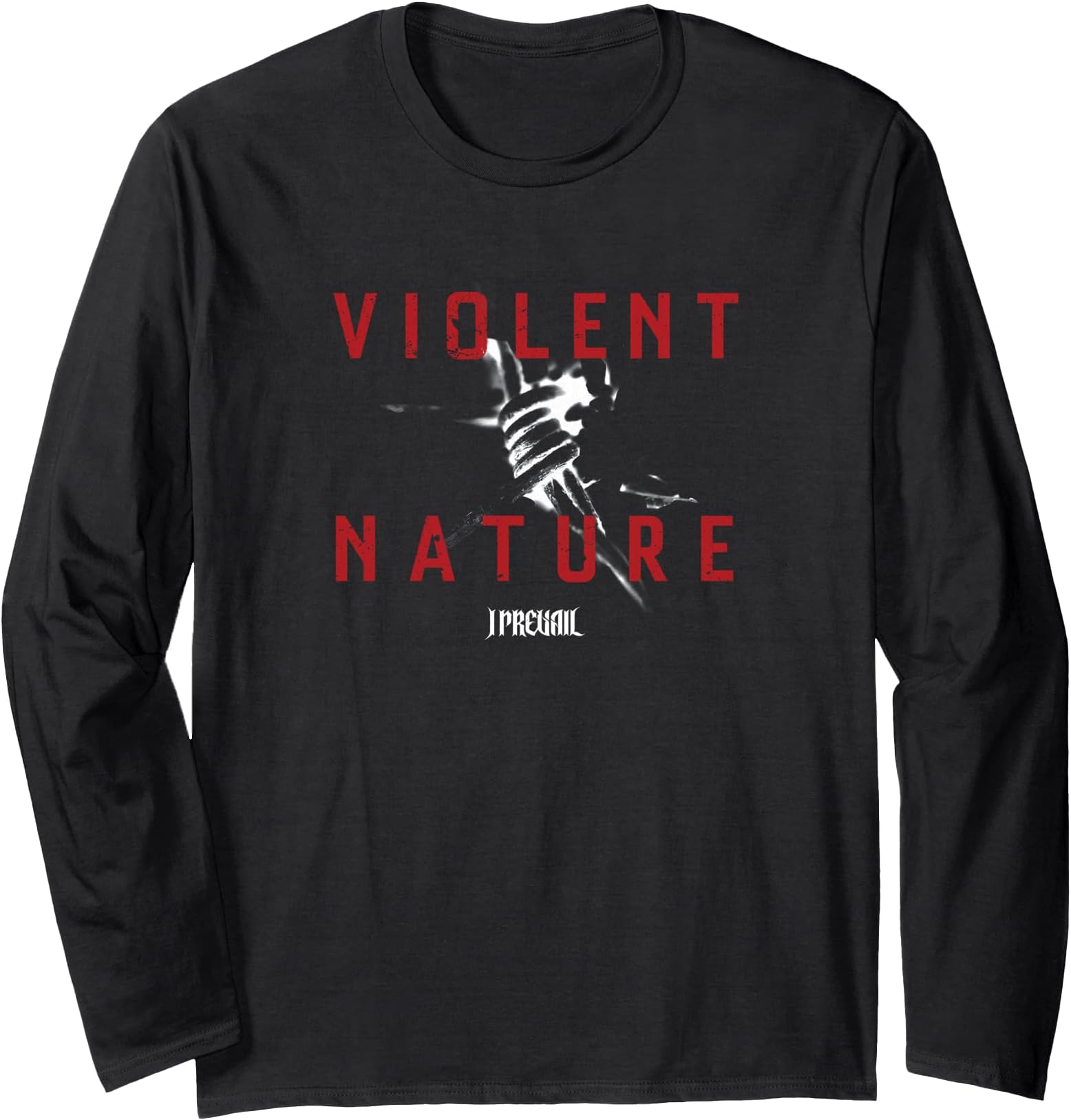 Violent Nature Album Cover Long Sleeve T-Shirt