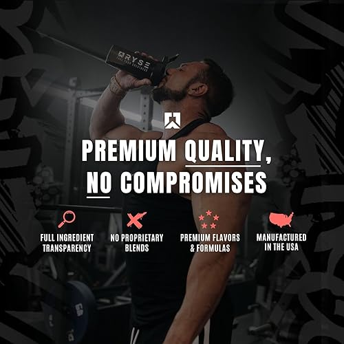 Miniatura 4 de RYSE Core Series Cargado Pre  Bomba energía fuerza  L-citrulina beta alanina L-teanina cafeína y Thinkamina  30 porciones Smarties Original