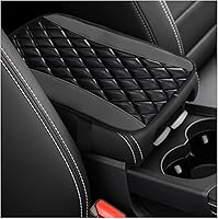 Vista 12 de Cojín para Consola Central de Automóvil, Funda Universal de Cuero Impermeable para Caja de Asiento de Reposabrazos, Cómodo Protector de Cubierta