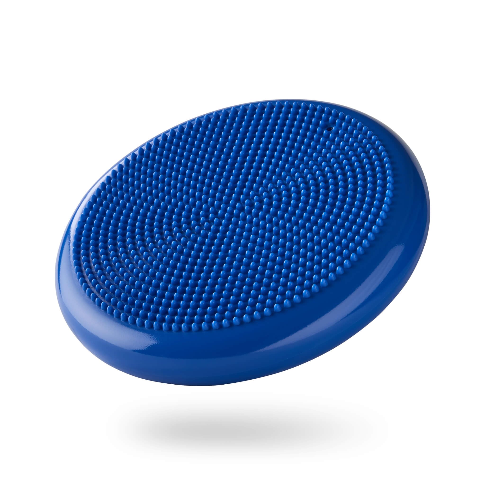 Deuser BALANCE KISSEN | Anpassbarer Härtegrad | Balance Pad mit 34 cm Durchmesser | Genoppte Oberfläche | Balancekissen aus hochwertigem PVC-Kunststoff | Wackelkissen | Balancekissen mit Noppen