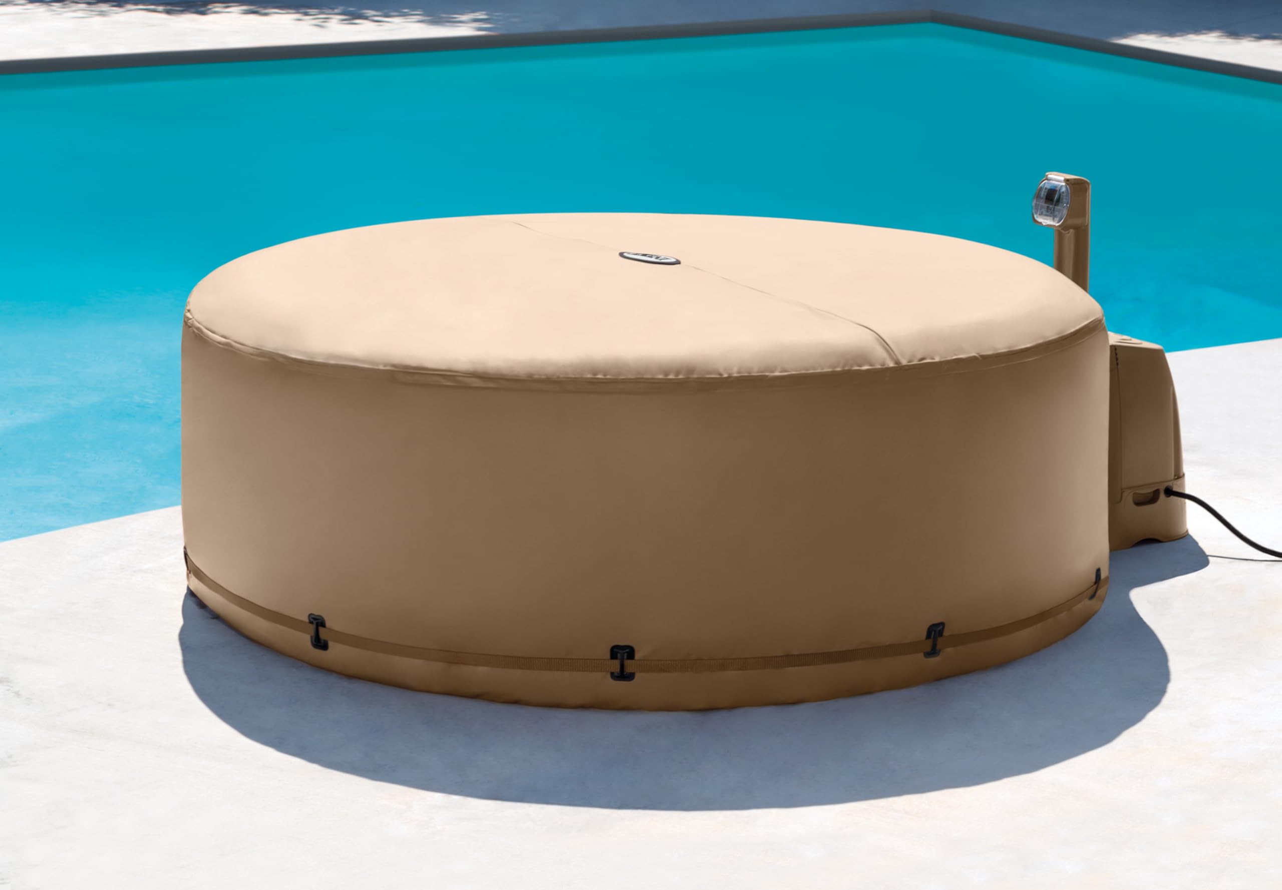 Intex Housse de Spa économe en énergie - Dimensions : 198 cm (diamètre) x 72 cm (Hauteur) (28523)