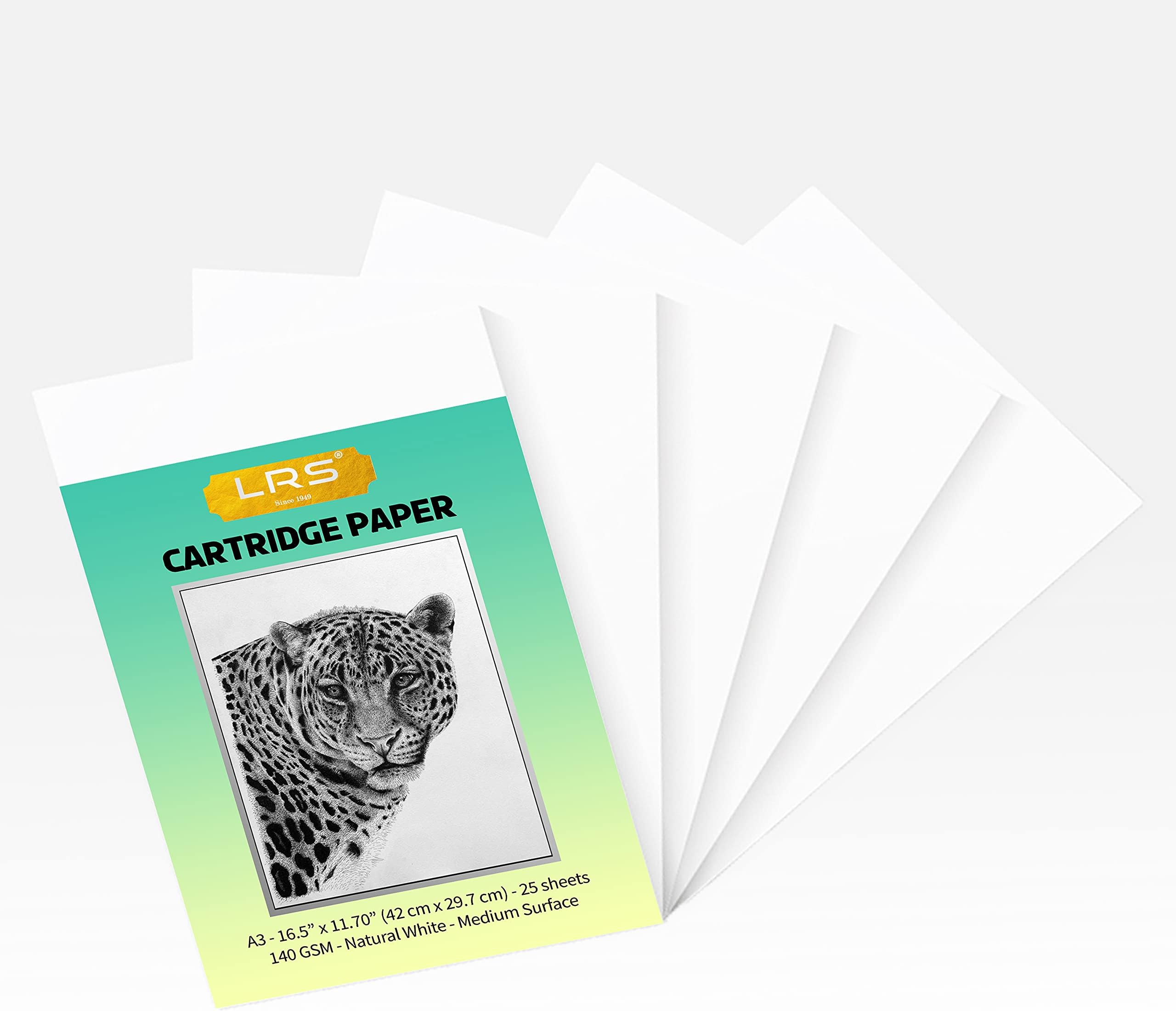 LRS Photo Paper One Side Glossy A3 Size 180 GSM Pack of 200