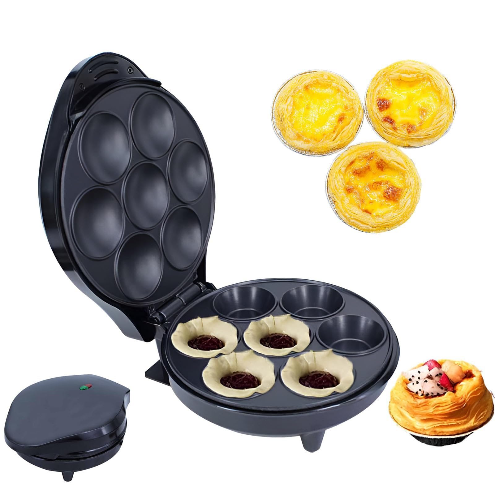 Machine à cupcakes électrique en acier inoxydable anti-adhésive pour les desserts de café