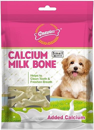 GNAWLERS All Life Stages Calcium 30 in 1 Milk Bones Dog Treats, 270 g