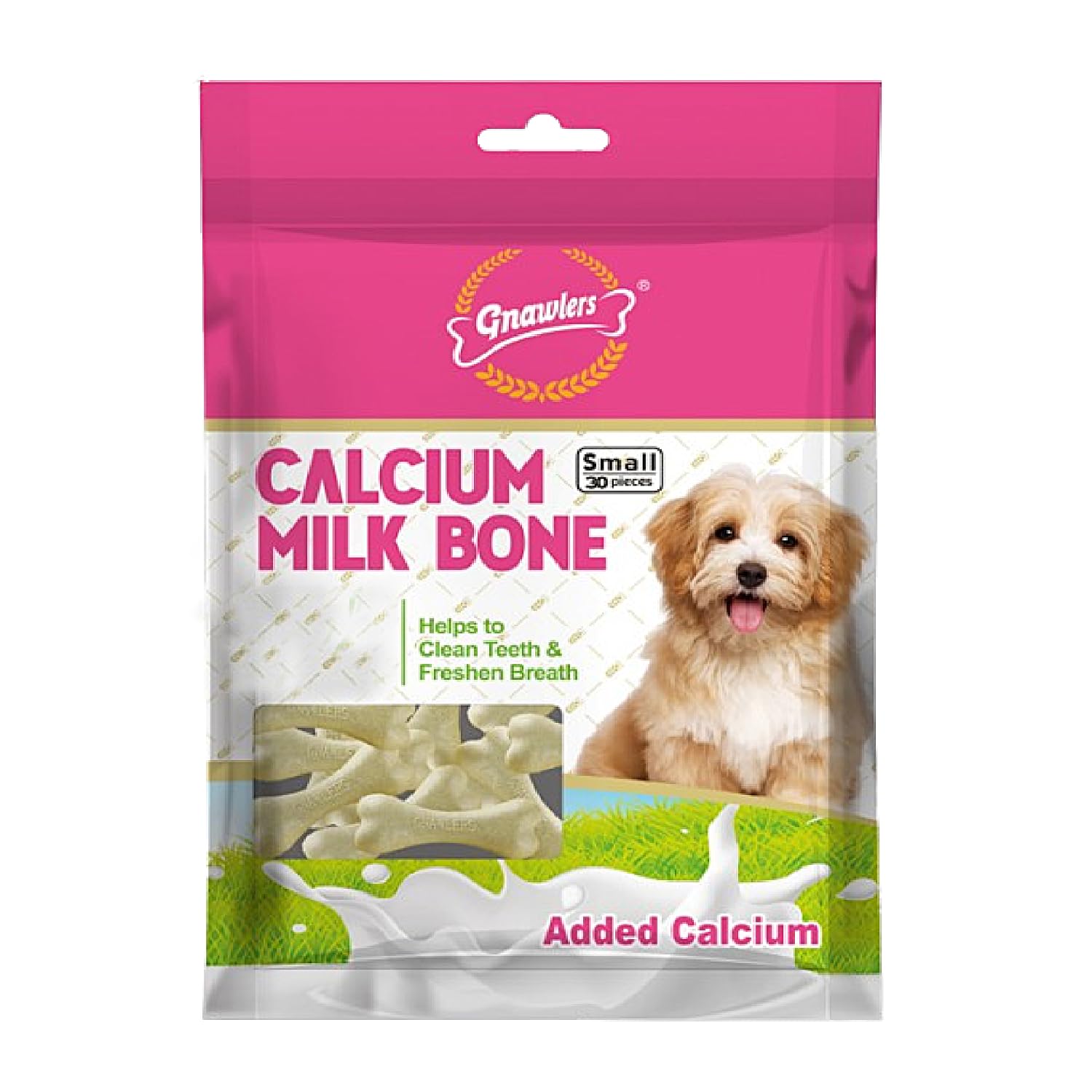 GNAWLERS All Life Stages Calcium 30 in 1 Milk Bones Dog Treats, 270 g