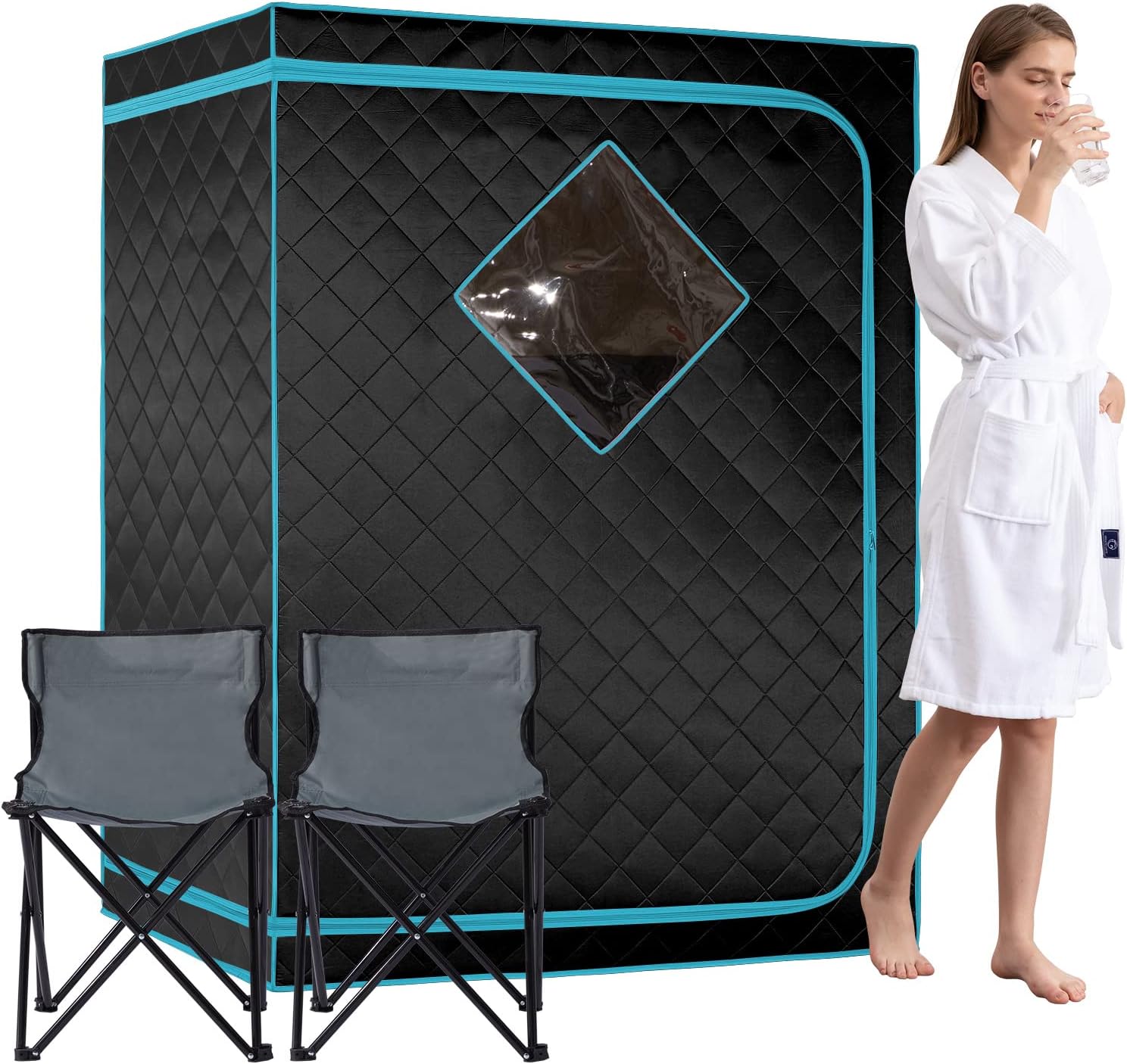 ZONEMEL Full Size Personal Far Infrared Sauna for Home
