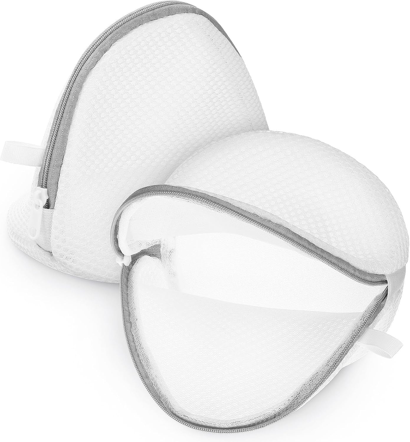 Veemoon Mesh Laundry Bags for Delicates 2pcs Bra Washer Protector 15x17cm Polyester Mesh Wash Pouches and Underwear Care in Washing Machine and Travel