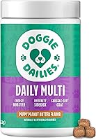 Vista 12 de Doggie Dailies Senior Essentials Multivitamínico para perros masticables suaves Multivitamínico avanzado para perros Apoyo nutricional